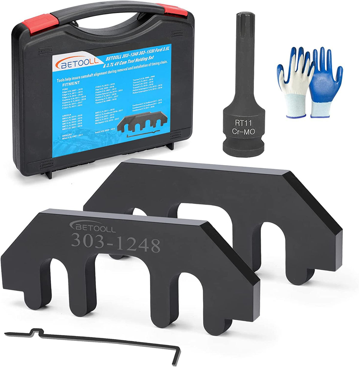 BETOOLL front view of camshaft holding tools showing durable construction and secure fit