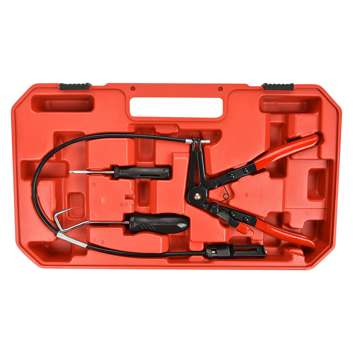 BETOOLL Clic-R collar plier closeup showing precise tip for releasing collar-style clamps safely