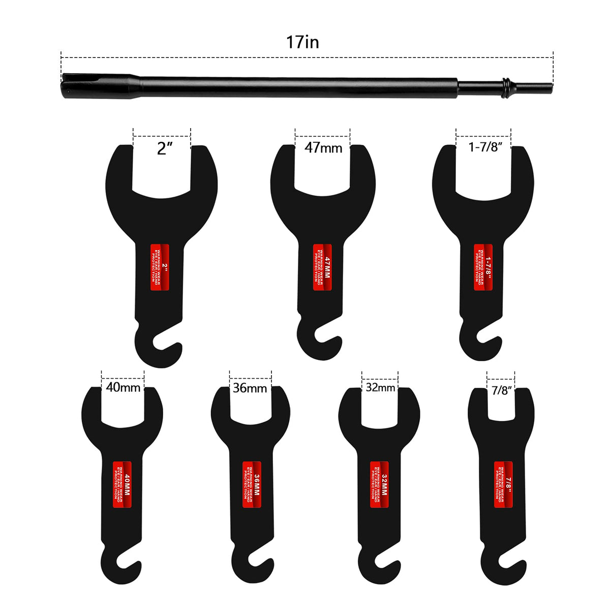 BETOOLL close-up on engraved drive size markings for precise fit advantage