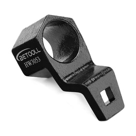 BETOOLL front view of 50mm crank pulley wrench showing tool shape and markings for secure hold