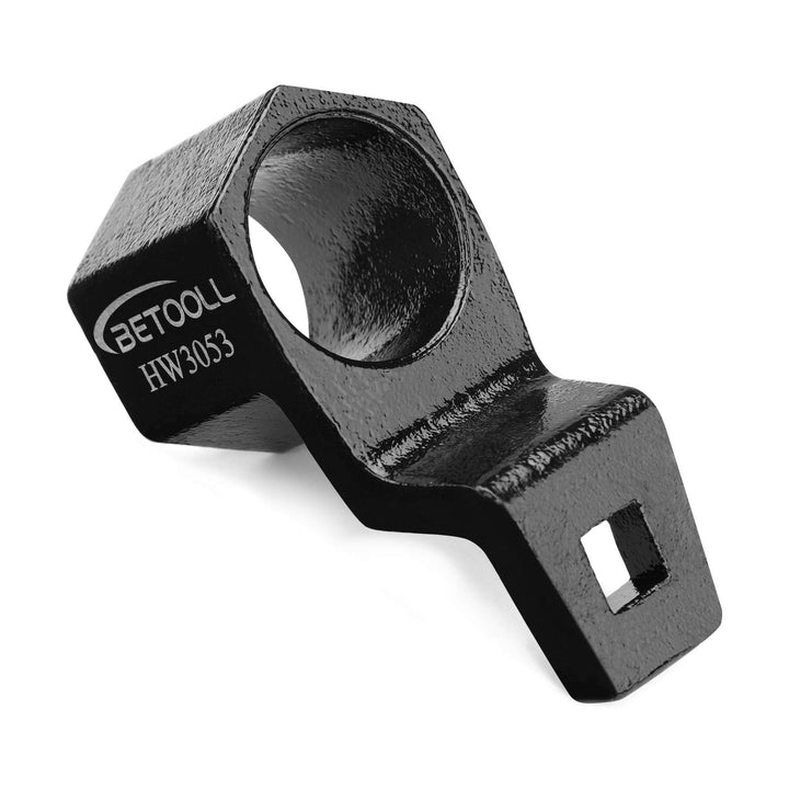 BETOOLL front view of 50mm crank pulley wrench showing tool shape and markings for secure hold