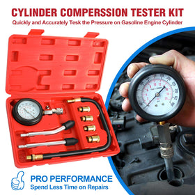 BETOOLL gauge close-up dual-scale 0-300 PSI for quick accurate pressure readings