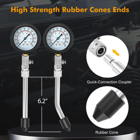BETOOLL gauge dial close-up highlighting 0–300 psi and 0–20 bar dual scales