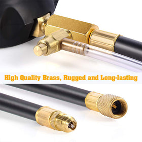 BETOOLL reinforced rubber hose with fittings showing durable, pressure-resistant construction
