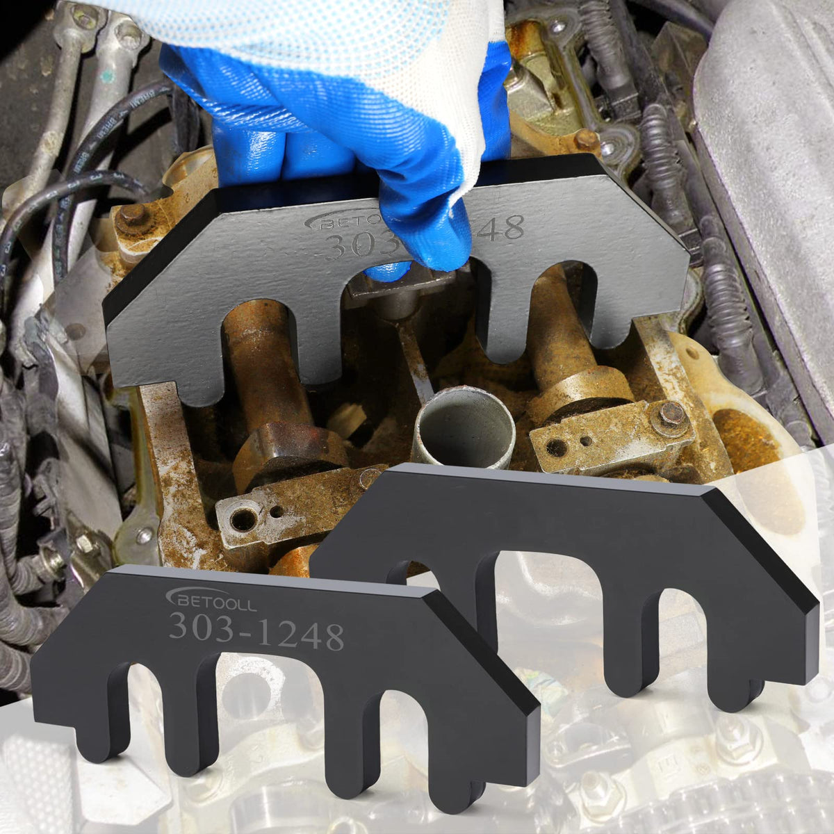 BETOOLL tools held in hand for scale showing compact size and shop convenience