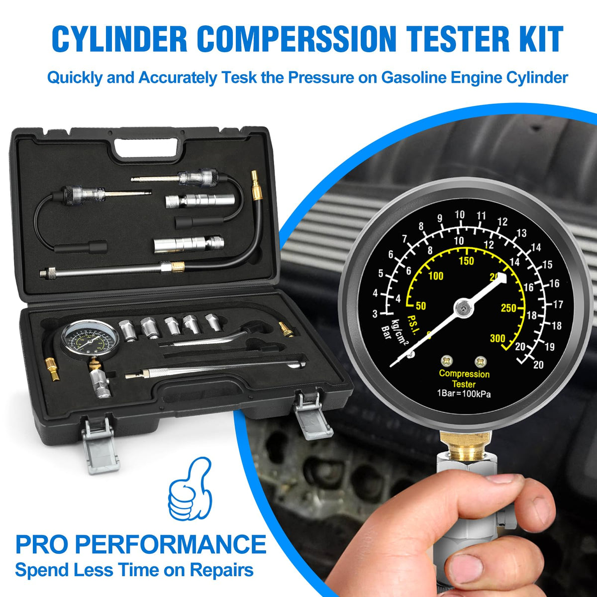 BETOOLL spark plug tester device demonstrating ignition check benefit