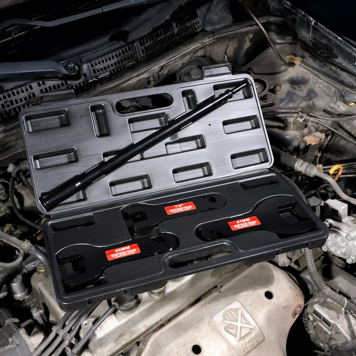 BETOOLL storage box open with tools organized for quick access and protection