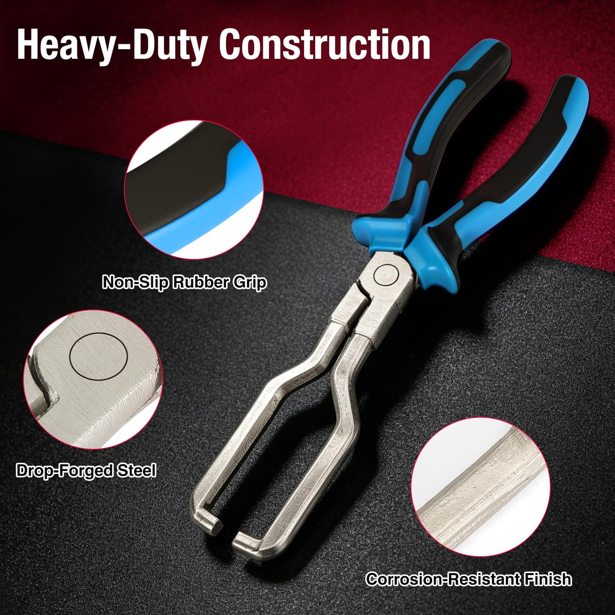 BETOOLL plier removing radiator hose clamp during repair - safer faster hose removal benefit