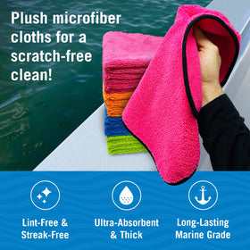 Better Boat close-up of microfiber texture highlighting absorbent fibers