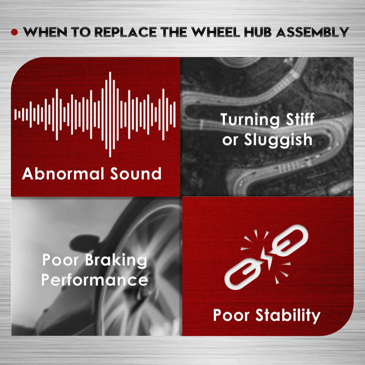 Betthand ABS sensor area detail illustrating sensor-ready compatibility