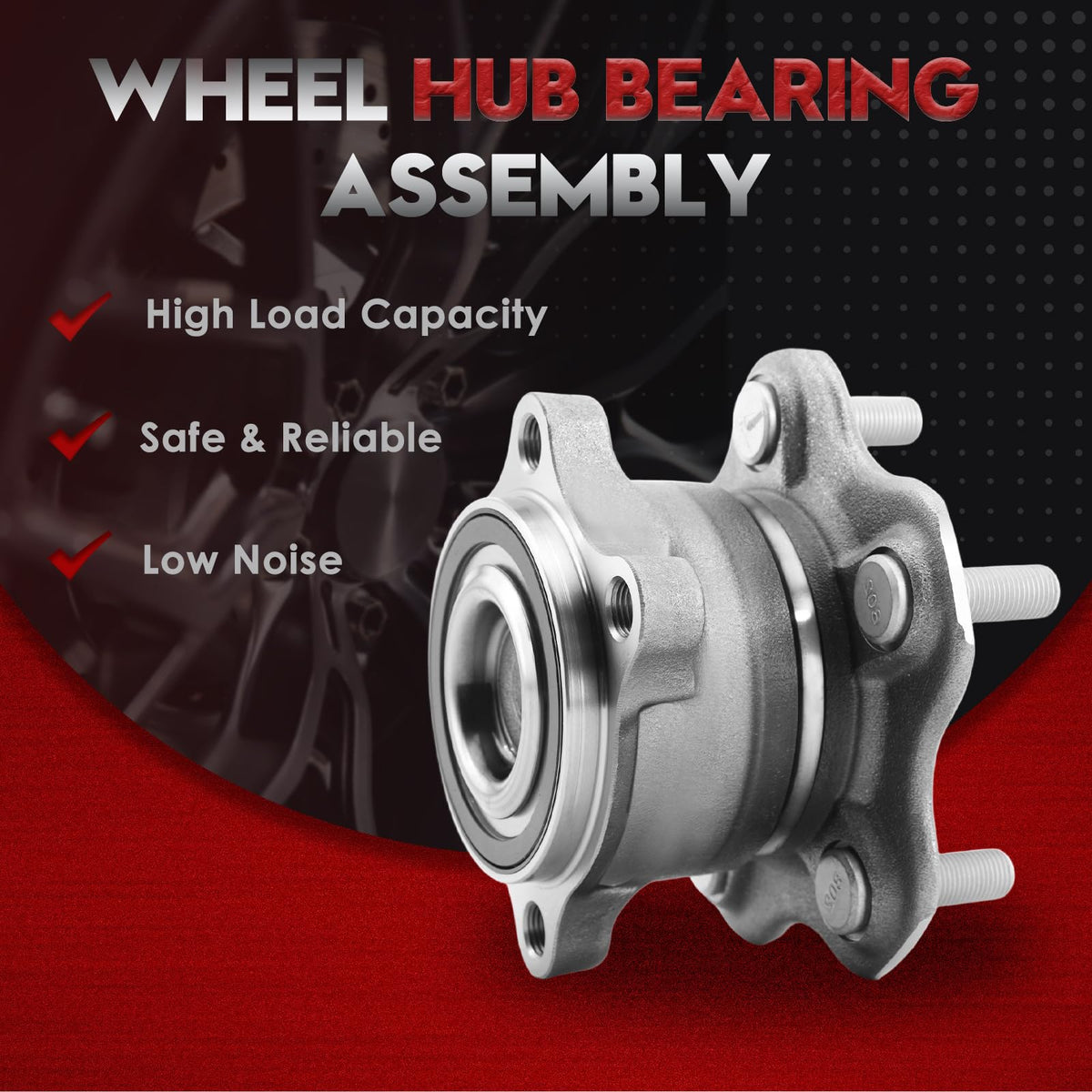Betthand close-up of bearing seal detail highlighting durable protection