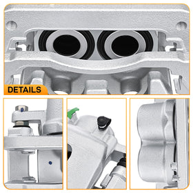 Betthand caliper piston and seal close-up highlighting leak-proof durability
