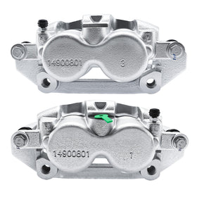 Betthand caliper close-up of piston and seal for leak-proof performance