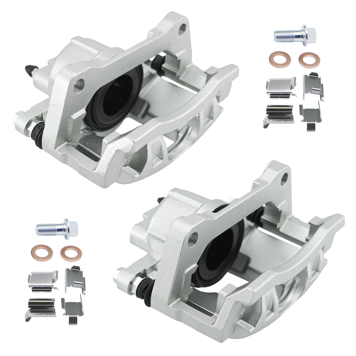 Betthand caliper coated finish close-up demonstrating corrosion resistance benefit