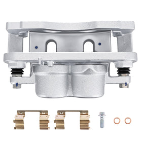 Betthand caliper complete hardware kit laid out for easy direct bolt-on installation