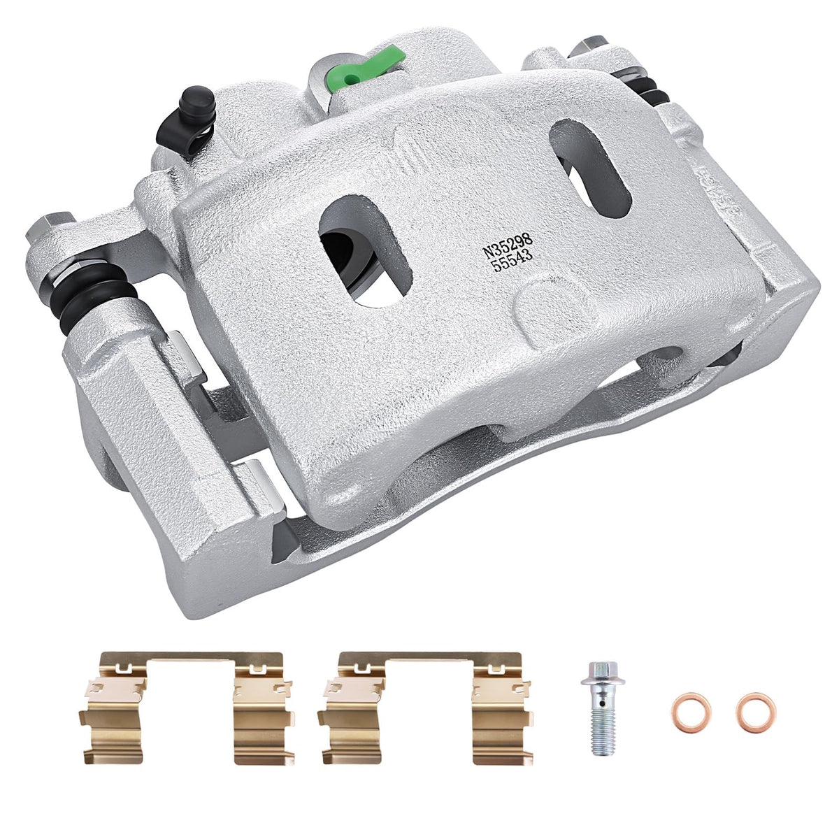 Betthand caliper mounted to wheel knuckle demonstrating proper fit and improved control