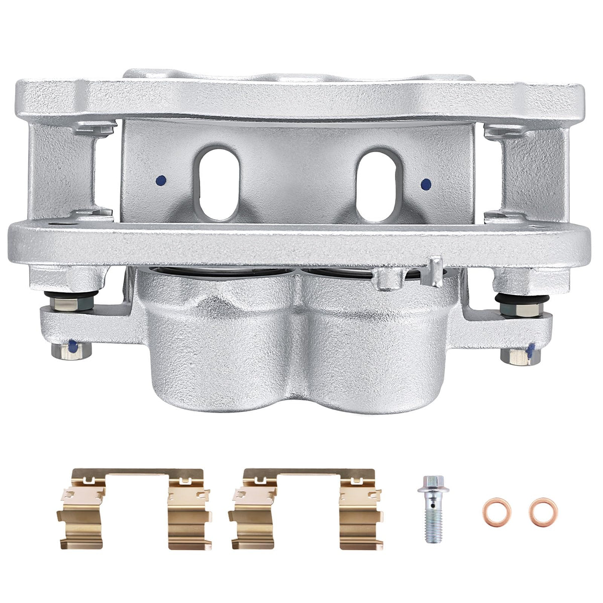 Betthand caliper mounted on a truck demonstrating direct bolt-on fitment
