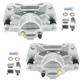 Betthand calipers with included hardware kit showing complete bolt-on convenience