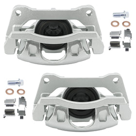 Betthand front caliper front view showing bolt holes and mounting flanges for precise fit