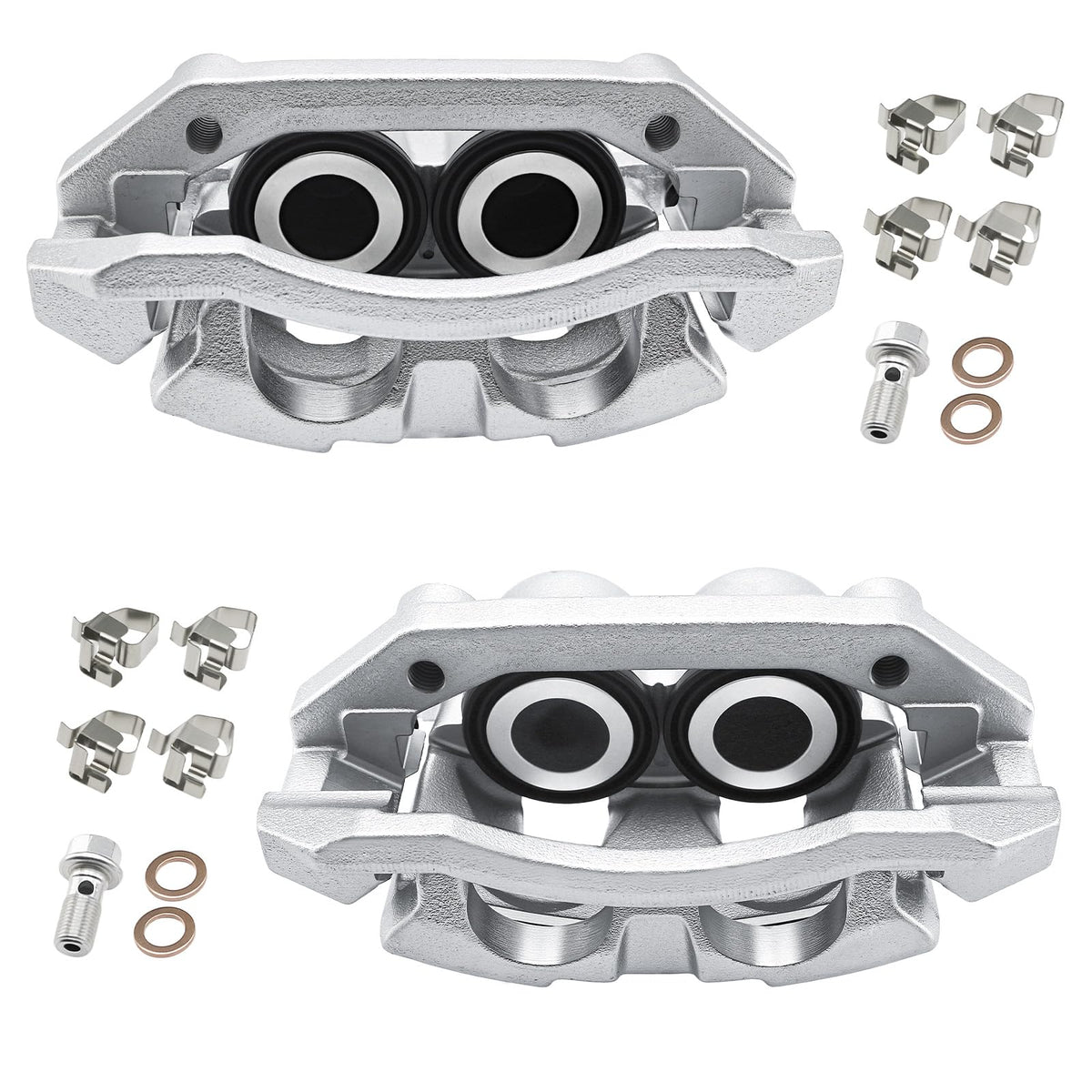 Betthand front caliper front view showing mounting points and fitment benefit