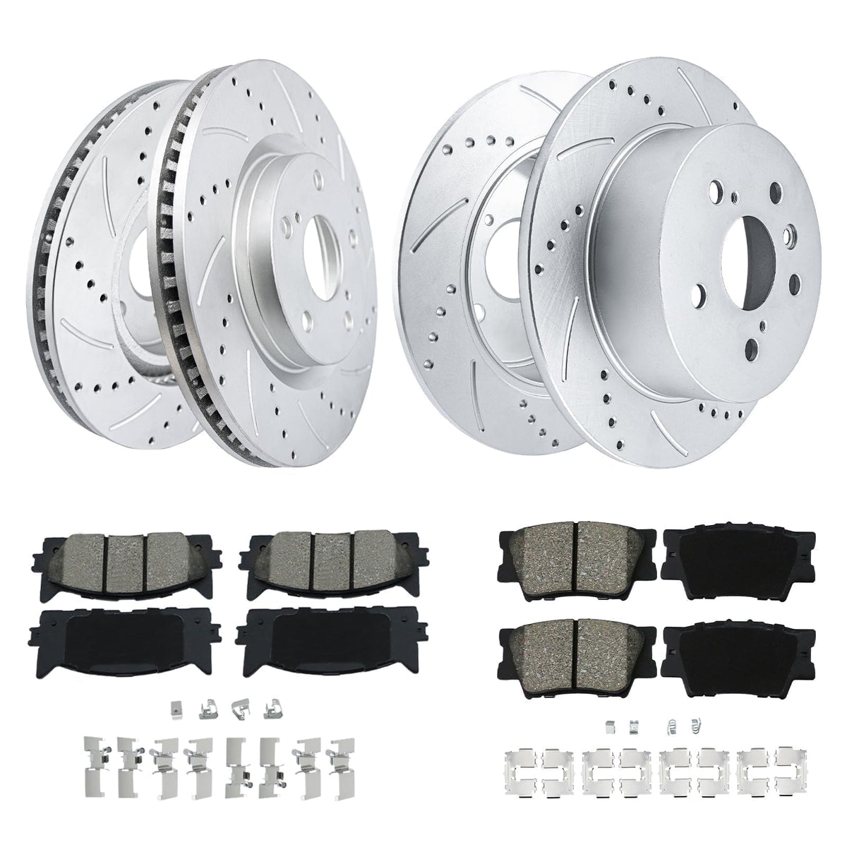 BETTHAND front rotor and pad assembly showing fit and improved durability