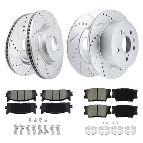 BETTHAND front rotor and pad assembly showing fit and improved durability