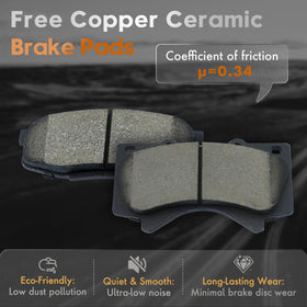 Betthand close-up of Geomet-coated rotor surface resisting rust for longer life