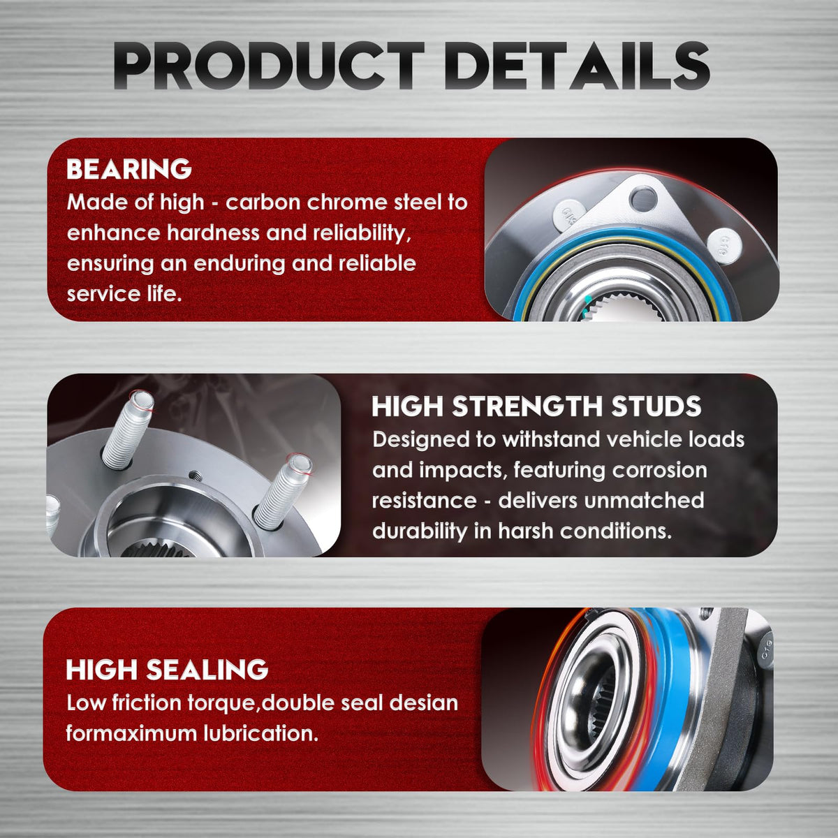 Betthand label and part number closeup confirming 513121 compatibility and traceable quality