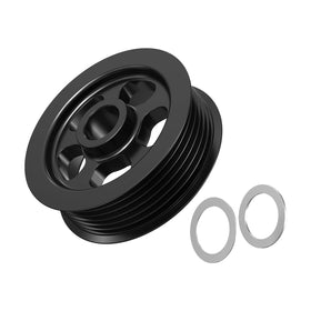 Bevinsee with belt engaged illustrating improved low-RPM charging