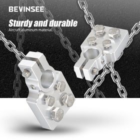 Bevinsee included M8 and M6 bolts and fastening hardware for versatile mounting