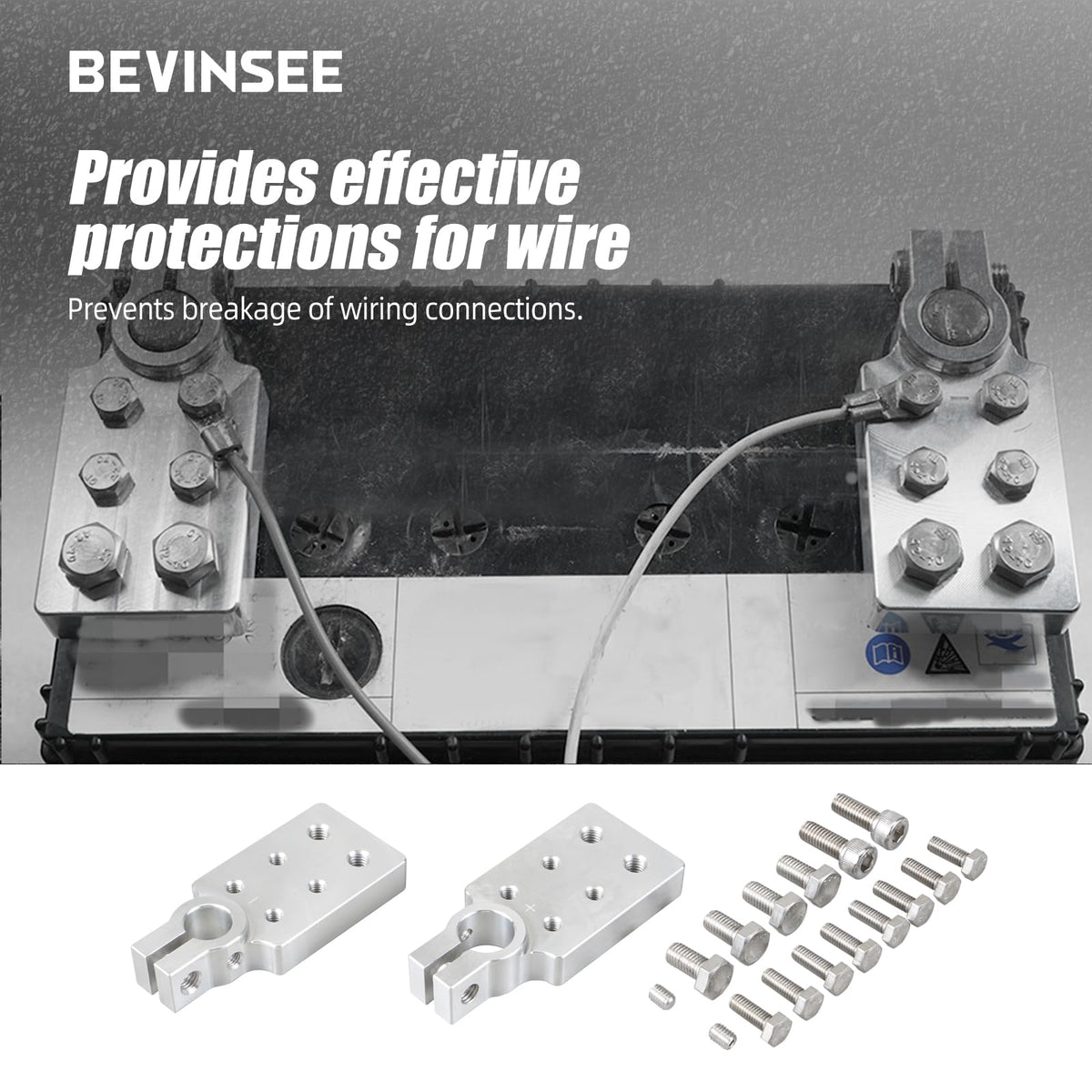 Bevinsee close-up of machined aluminum surface for corrosion resistance benefit
