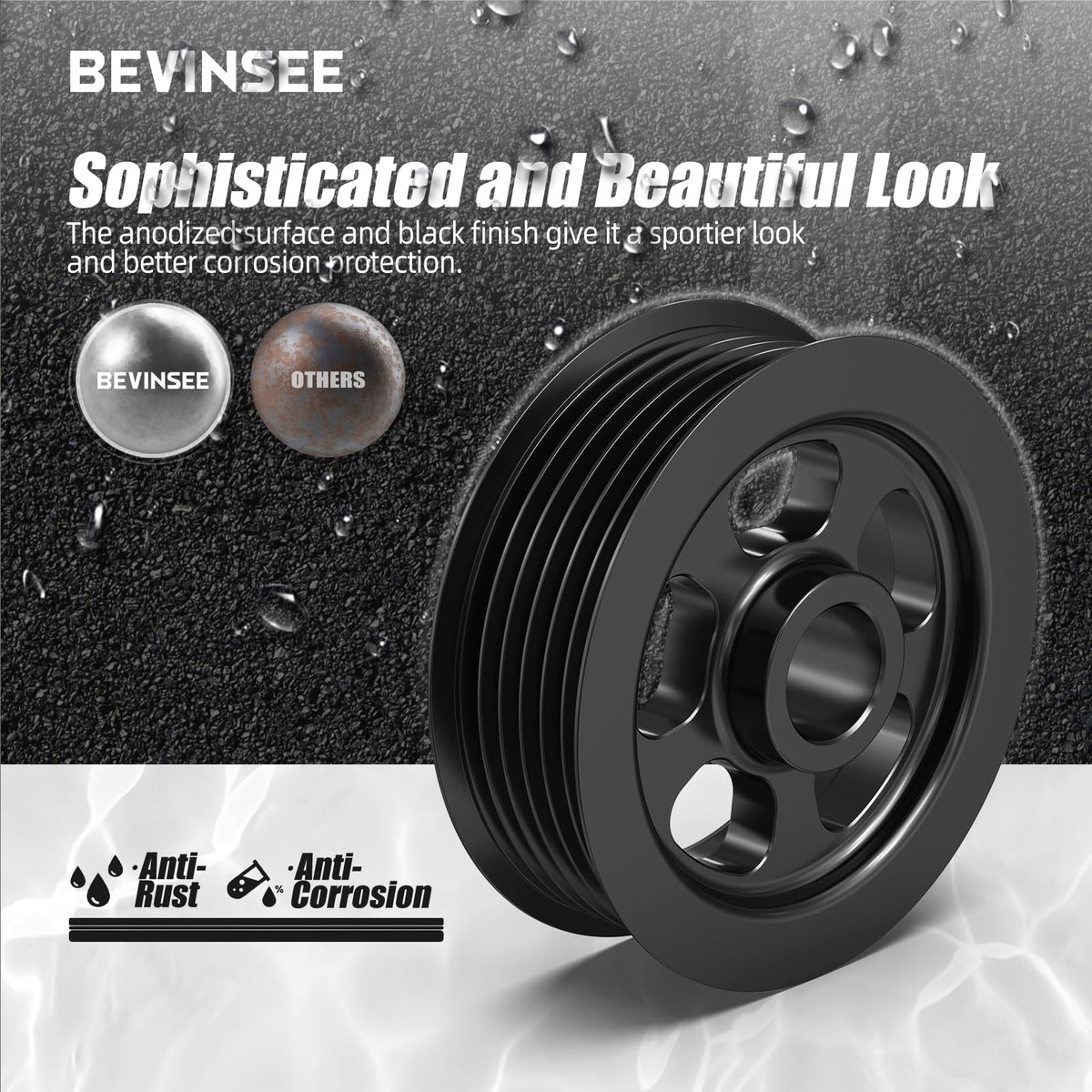 Bevinsee closeup of CNC machining shows precision and durability