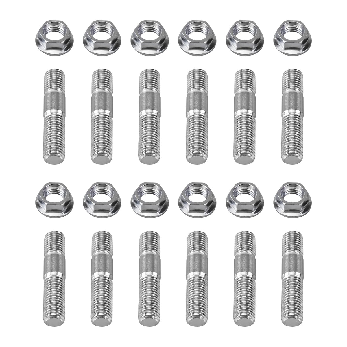 Bevinsee front packaging showing 12 stud and nut pairs, durable replacement