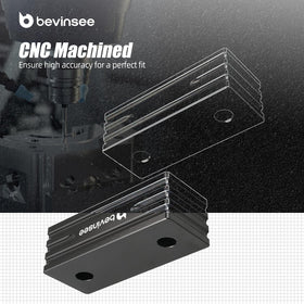 Bevinsee spacer next to ruler showing compact size and practical lift