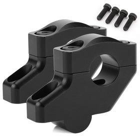beyisi front view of riser clamps showing fit and solid construction benefit
