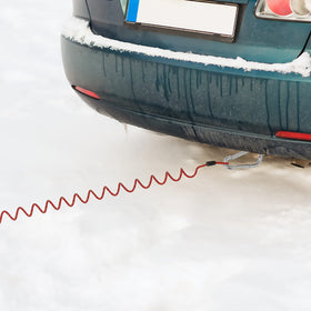BFDKIT trailer towing lifestyle scene showing cable use and safer towing