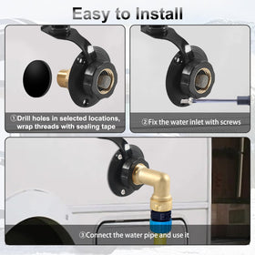 BFXM dust plug and check valve visible to protect water quality benefit