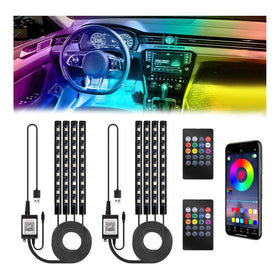 BFXM front packaging showing included LED strips and accessories for quick setup