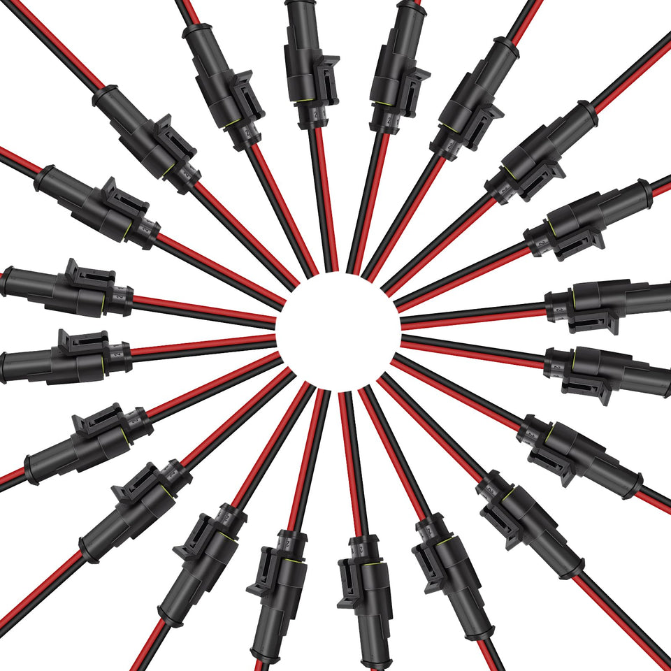 BFXM front view assembled connector showing compact weatherproof design and reliable fit