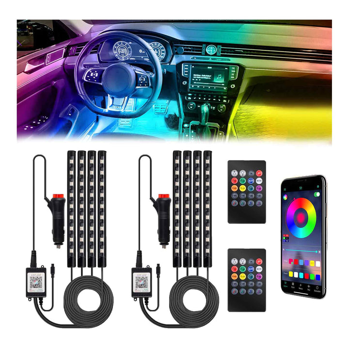 BFXM front packaging showing LED strip set and USB adapter for easy install