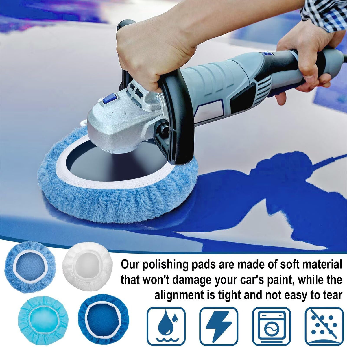 BFXM non-woven pad texture for fine polishing without scratching