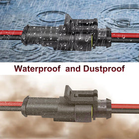 BFXM prewired cable length comparison showing 3.7-inch leads for easy installation
