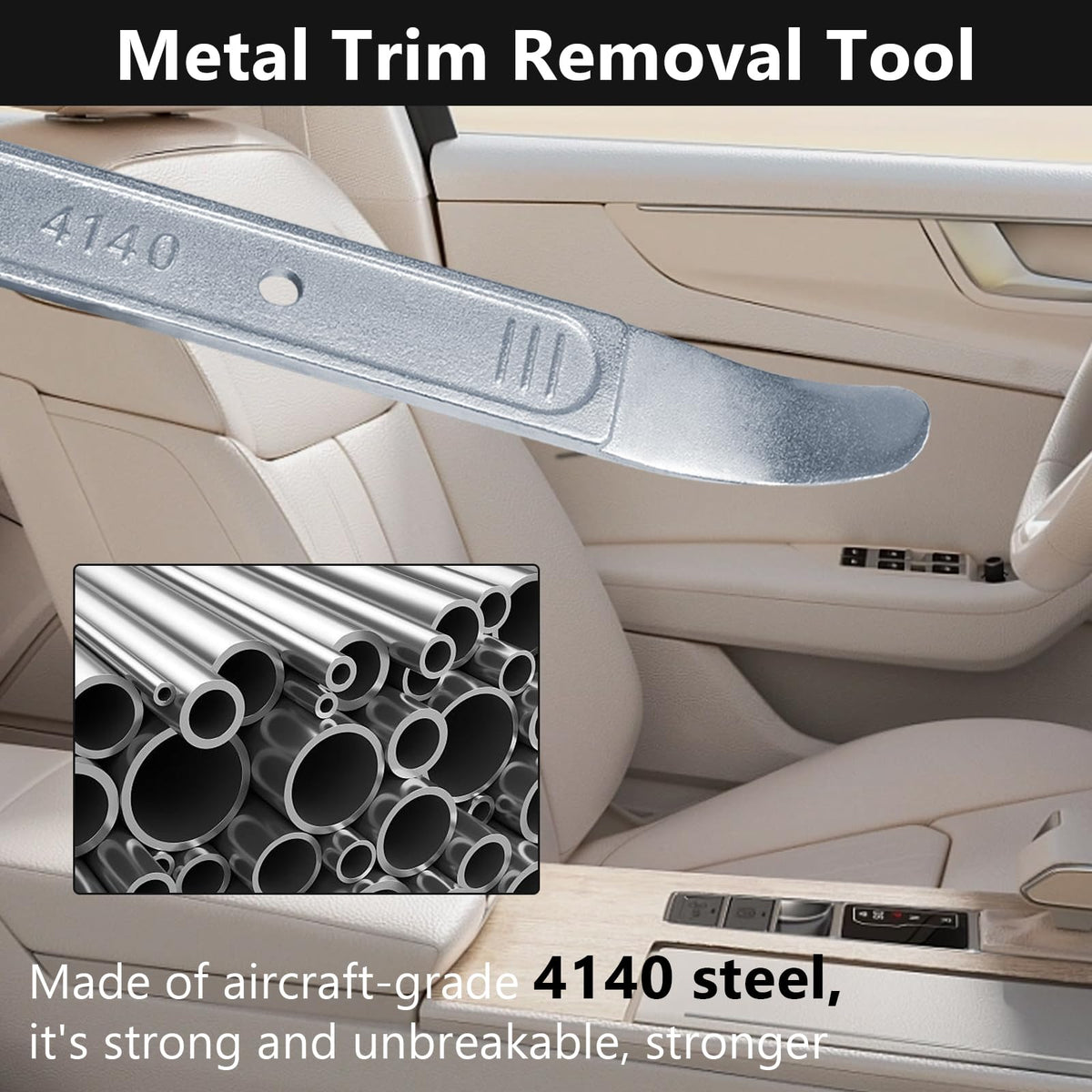 BFXM pry tool in use removing a car door panel minimizing scratches and damage