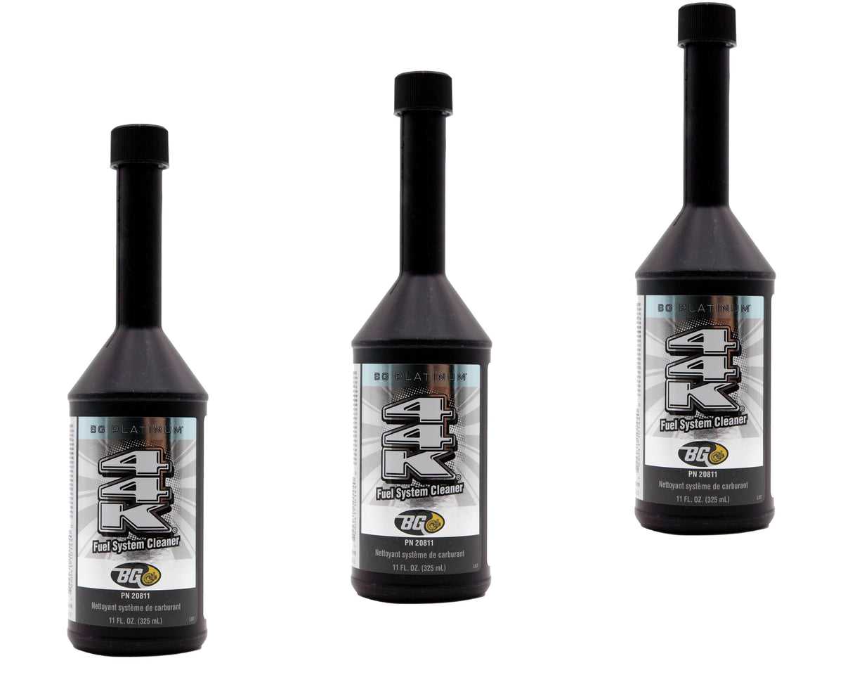 BG 44K Platinum bottle front view restores fuel system performance