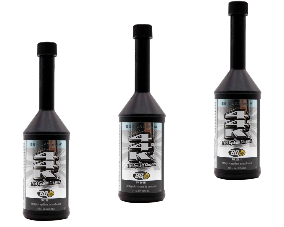 BG 44K Platinum bottle front view restores fuel system performance