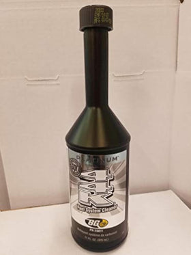 BG 44K being poured into a vehicle fuel tank, shows easy application benefit
