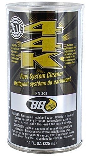 BG 44K 11 oz bottle beside ruler showing compact size for bench use