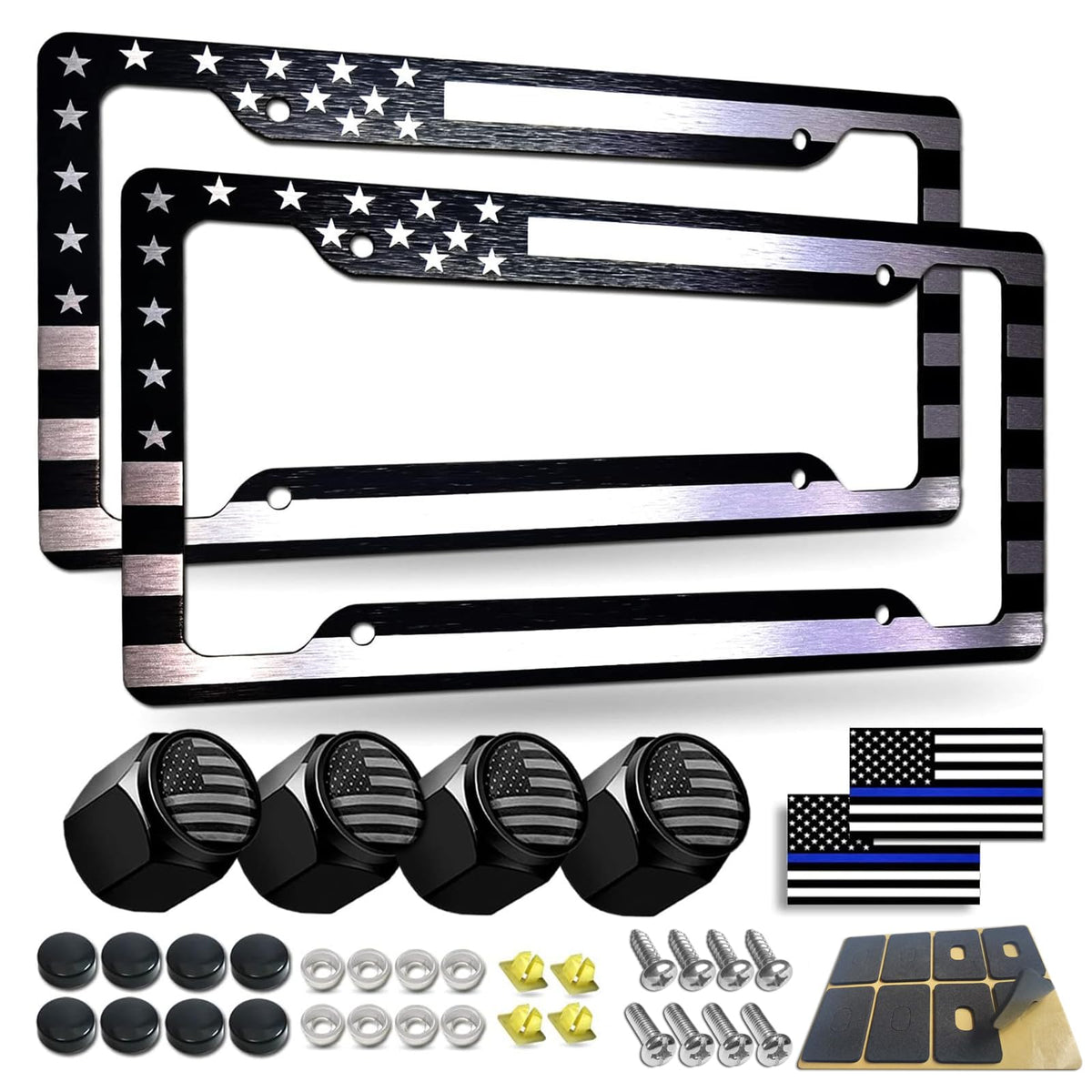 BGGTMO front view of two frames showing flag design and clean edges for style