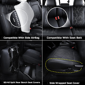 bgucar rear seat crew cab coverage protecting upholstery and easy clean
