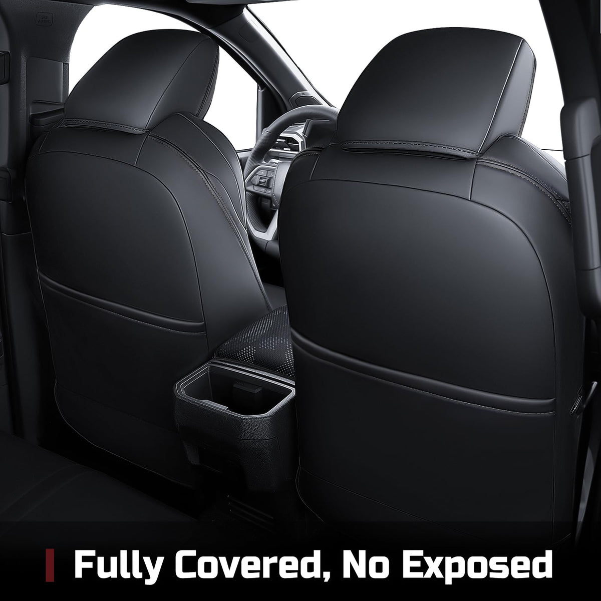 bgucar installed seat demonstrating compatibility with heated controls